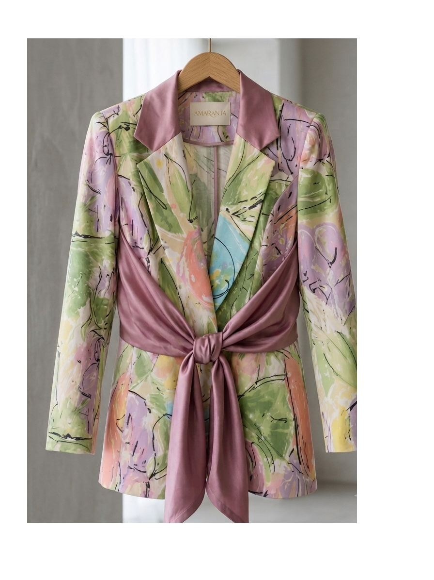 Blazer Forest lazo print