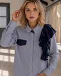 Camisa Willow vuelos stripes