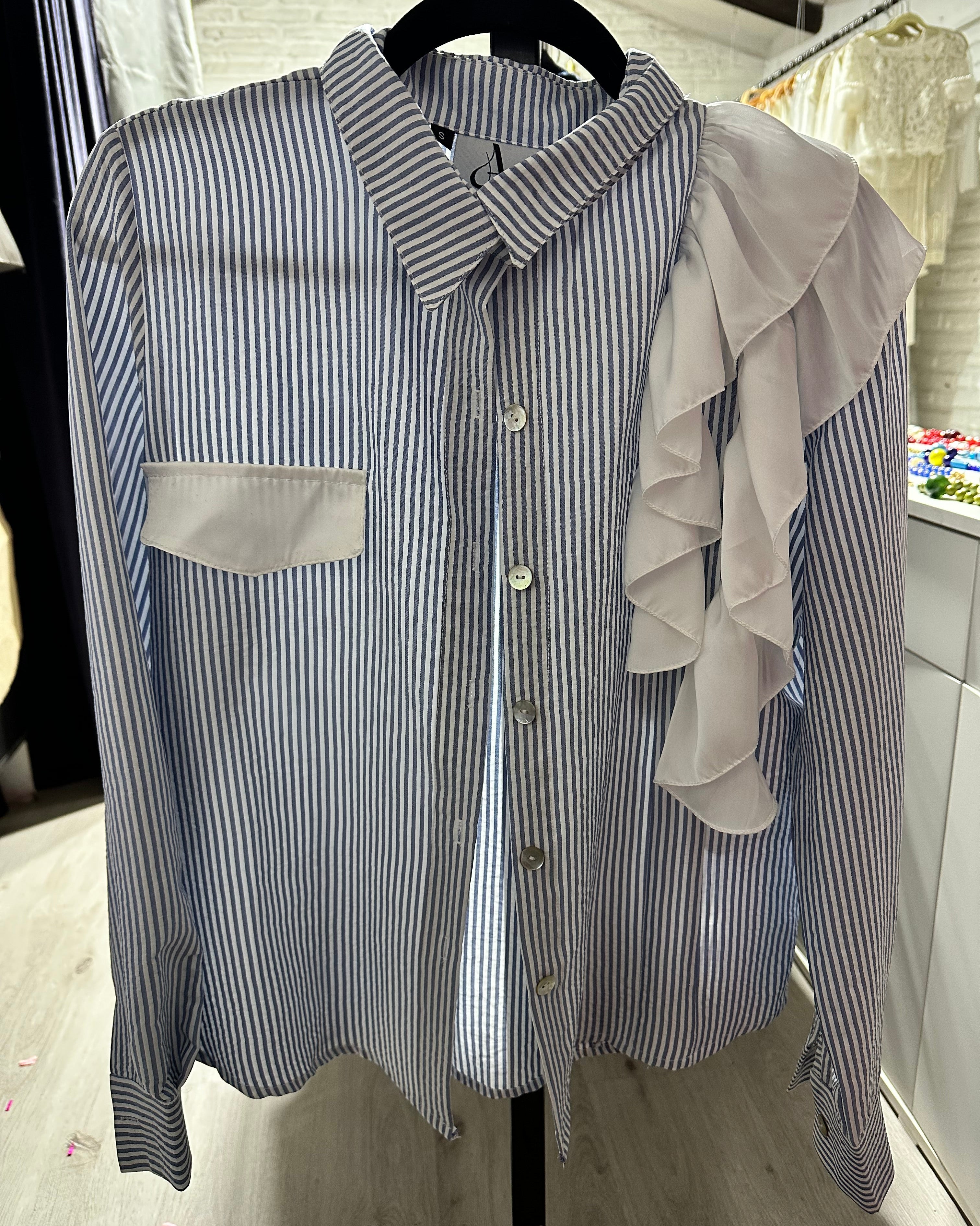 Camisa Willow vuelos stripes